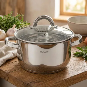 Hrnec Hrnec s poklicí ODELO DECLAN 3,4 l stříbrný