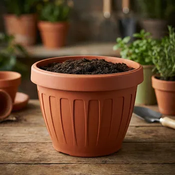 Obal na květináč Květináč DAILY INTERNATIONAL HOME PETUNIA 15 cm terakota