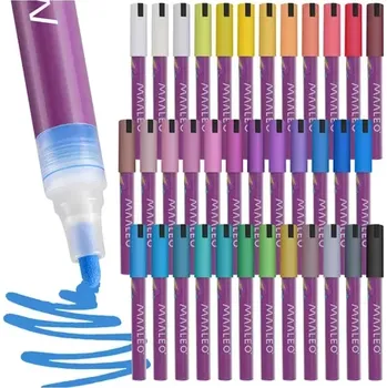 Akrylové dekorativní fixy – sada 36 barev