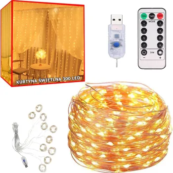 Verk Group Micro 300 vedl záclona drát 3x3 závěsná svítidla