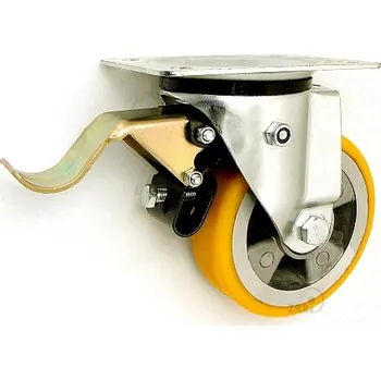 Pojezdové kolečko Polyuretanové kolo 125 mm otočná vidlice