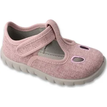 Dívčí obuv BEFADO 640P002 dívčí bačkorky FLEXI růžová 22 640P002_22