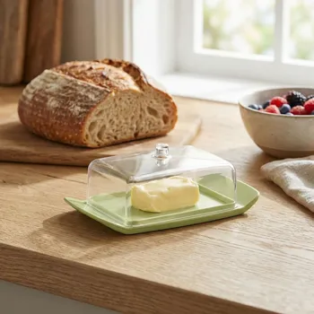 Máslenka Máslenka DAILY INTERNATIONAL HOME VIOLA 15,3 × 10,3 × 7 cm pistáciová