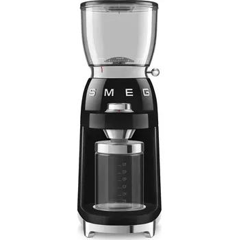 Kuchyňská váha Využijte plný potenciál svých kávových zrn s mlýnkem Smeg CGF01. Vyberte si z 30 nastavení mletí pro dokonalé espresso, french press nebo jakýkoli jiný způsob přípravy kávy. Vysoce kvalitní mlýnky a odolná konstrukce zajišťují pokaždé konzistentní a aroma