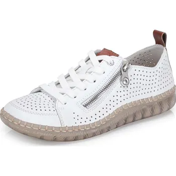 Dámská obuv Dámské polobotky RIEKER N2405-80 bílá S6 40