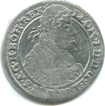 Leopold I. XV Kreuzer 1662/GH. Breslau. Georg Hübner. Ag.