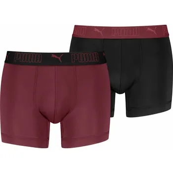 Pánské spodní prádlo Pánské boxerky Puma SPORT MICROFIBER BOXER (2-PACK) 935520-12 - L | UK 8 | US 9
