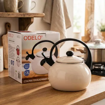Konvice na čaj Smaltovaná konvice ODELO AMELIO 2,2 l béžová
