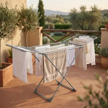 Sušák na prádlo Balkonový sušák ODELO SAVINA 20 m šedý