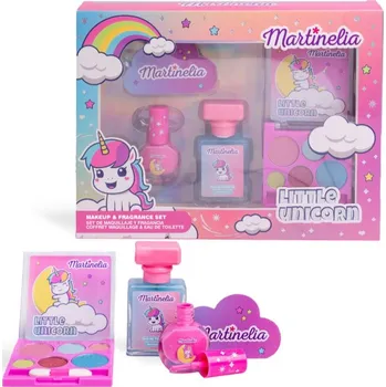 Lak na nehty Martinelia Little Unicorn toaletní voda 18 ml + paletka očních stínů 1 ks + lak na nehty 4 ml + pilník na nehty 1 ks