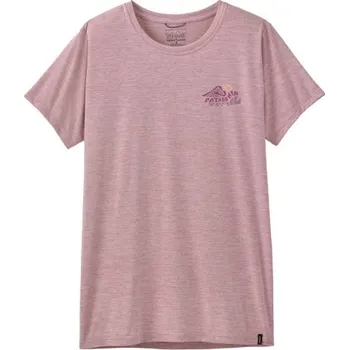 Dámské funkční tričko Patagonia CAPILENE COOL DAILY SHIRT - TRAILCHECK - růžová XL
