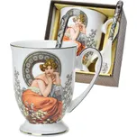 Home elements Hrnek Alfons Mucha 280 ml se lžičkou