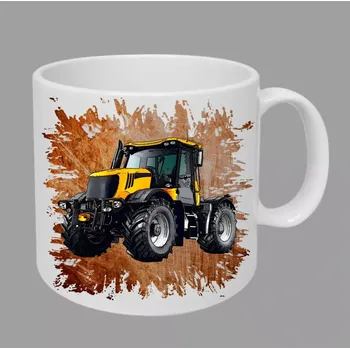 Moon River JCB Fastrac 3230 hrnek s traktorem oranžový obsah 330 ml (hrneček traktor)