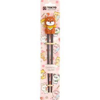 Sada nádobí Tokyo Design Studio Children Chopsticks Shiba Brown 22cm 33311 6/240
