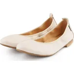 Vlnka Dámské zdravotní kožené baleríny Vanda krémová velikost obuv dospělí 40