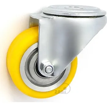 Pojezdové kolečko Polyuretanové kolo 80 mm otočná vidlice