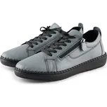 Vlnka Dámské kožené tenisky na zip Isabel šedá velikost obuv dospělí 41