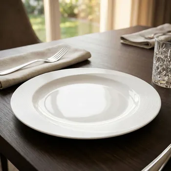 Talíř Jídelní talíř HOMEDELUX VINCENT 26 cm bílý