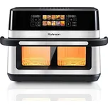 Horkovzdušná fritéza s dvouzónovým košem R-2882 - 2 x 6 / 12 l Rohnson + DOPRAVA ZDARMA