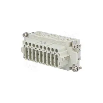 Elektrická zásuvka Konektor hranatý zásuvka CDS PIN 27 27+PE velikost 77.27 10A