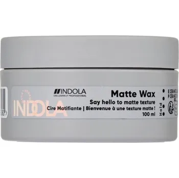 Stylingový přípravek Indola Matte Wax Vegan profesionální vosk pro matný vzhled a flexibilní styling 100 ml