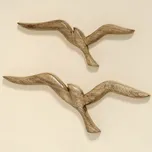 Boltze Nástěnná dekorace Racek, sada 2 ks 698320