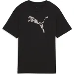 Dětské Tričko s krátkým rukávem PUMA ESS GRAPHIC ANIMAL RELAXED TEE G 69249101 – Černá 164