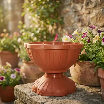 Obal na květináč Trávník DAILY INTERNATIONAL HOME PETUNIA terakota