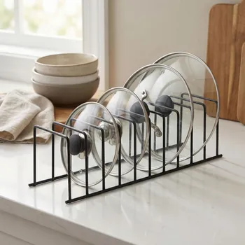 Stojan na 10 poklic ODELO KIERAN 41 × 11 × 11,5 cm černý