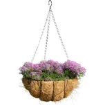 Závěsný květináč PULO hnědý