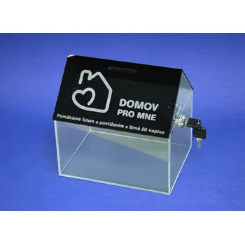 Příruční pokladna Kasička, pokladnička domeček 200x150x200 mm + gravír, zámek