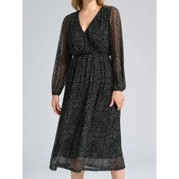 Dámské šaty Sinsay - Midi šaty s&nbsp;potiskem - vícebarevná - 3614Z-MLC - 3614Z-MLC-XXS-1