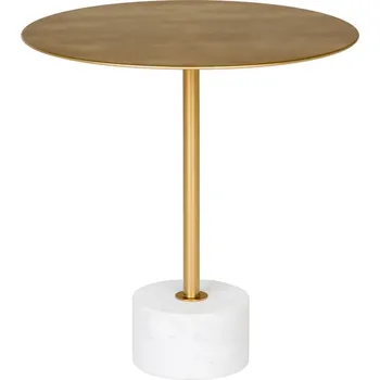 Hi-Fi stolek House Nordic Odkládací stolek Lecco ve zlaté barvě Rozbale(v)no