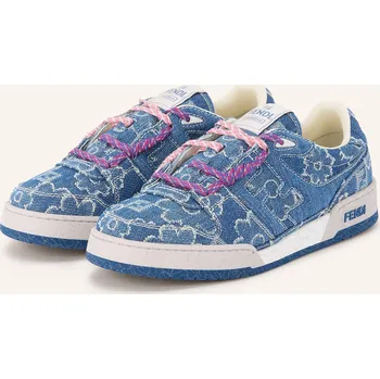 Dámská obuv Fendi Tenisky Match, modrá / režná