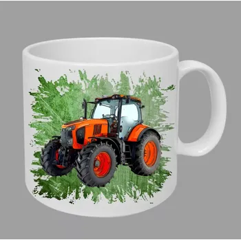 Moon River Kubota hrnek s traktorem zelený obsah 330 ml (hrneček traktor)