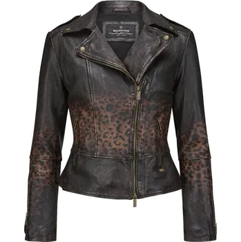 Dámská casual bunda Dámská kožená bunda MILESTONE MSMarga Hnědá velikost 40