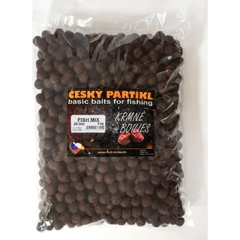 Boilies Český Partikl Boilies krmné Fish MIX Ø 24 5 kg