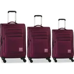 WORLDPACK Sada kufrů Bern Wine Red 3-set