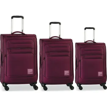 WORLDPACK Sada kufrů Bern Wine Red 3-set