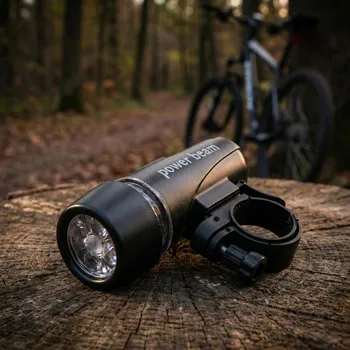 Lampička Přední LED cyklistická lampička DAILY INTERNATIONAL HOME POWER BEAM černá