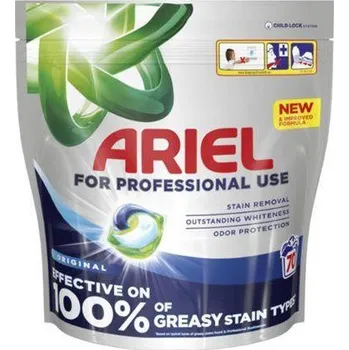 Prací prostředek Prací gelové tablety Ariel original na bílé 70ks