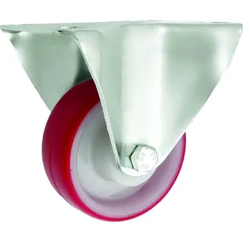 Pojezdové kolečko Plastové kolo 80 mm pevná vidlice s deskou