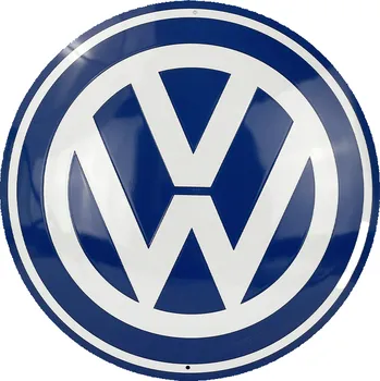 Plechová cedule Nostalgic Art Plechová cedule: Volkswagen kruh 30 x 30 cm