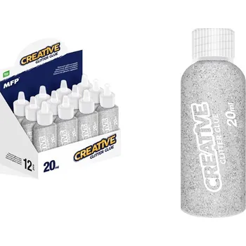 MFP Lepidlo glitrové 20ml stříbrné