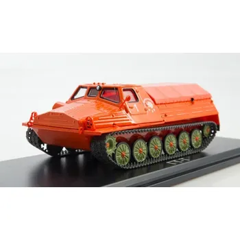 autíčko SSM - Start Scale Models GT-T Pásový transportér Novolazarevská arktická expedice 1:43 - SSM GT T tahač - sběratelský model