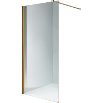BPS-koupelny Sprchová zástěna Walk-in HYD-WI07 100 zlatá - bez vaničky
