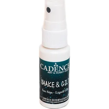 Speciální výtvarná barva Cadence Metalická třpytivá barva ve spreji Cadence Shake & Gilt, 25 ml - pearl, perleťová