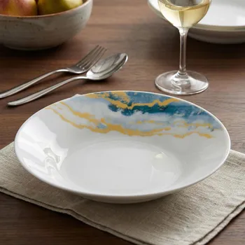 Talíř Hluboký talíř kulatý ODELO LOREN 23 cm bílý