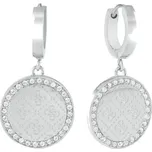 Guess Luxusní ocelové náušnice kruhy Round Harmony JUBE01158JWRH + 2 měsíce na vrácení zboží