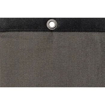 Krycí plachta Tenisová clona PE 320 g/m2 vč. karabin, neprůhledná a nehořlavá úprava, šedá